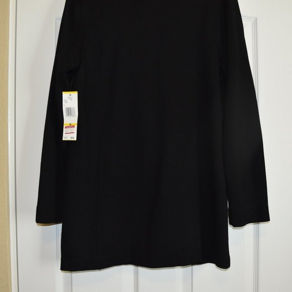 JONES OF NEW YORK COLLECTION SWEATER COAT CARDIGAN, SIZE M, BLACK, NWT!!… - Picture 6 of 10